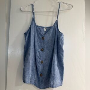 Woman’s Denim Blue Tank Top